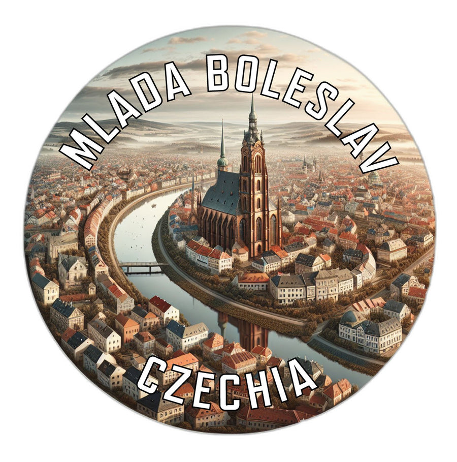 Mlada Boleslav Czechia Souvenir Die Cut Flat Magnet Image 1