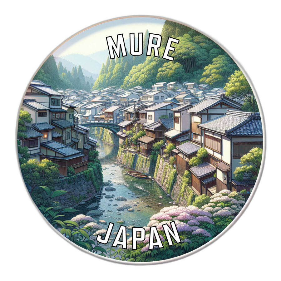 Mure Japan Souvenir Die Cut Flat Magnet Image 1