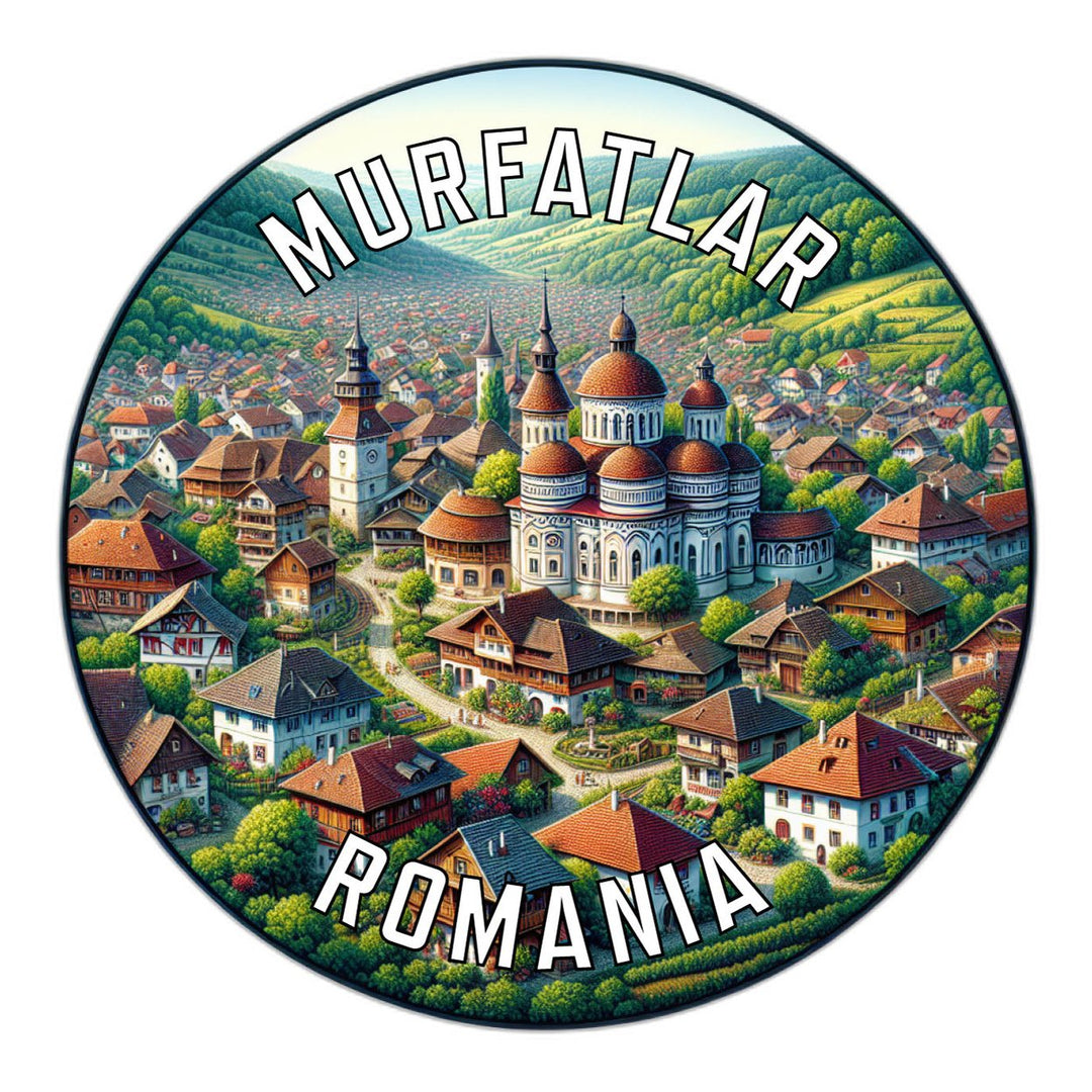 Murfatlar Romania Souvenir Die Cut Flat Magnet Image 1