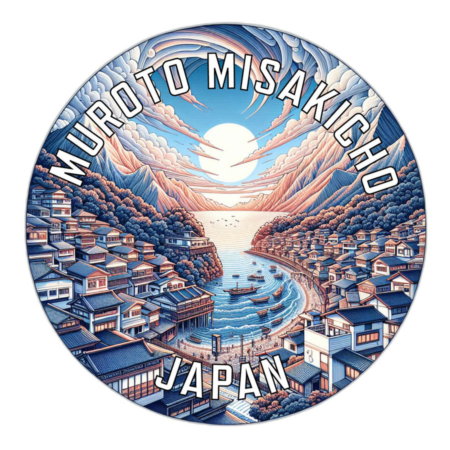 Muroto misakicho Japan Souvenir Die Cut Flat Magnet Image 1