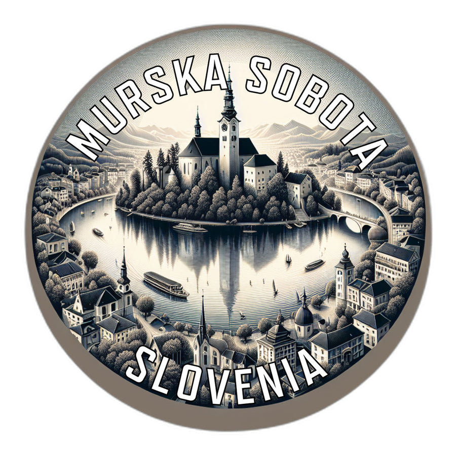 Murska Sobota Slovenia Souvenir Die Cut Flat Magnet Image 1