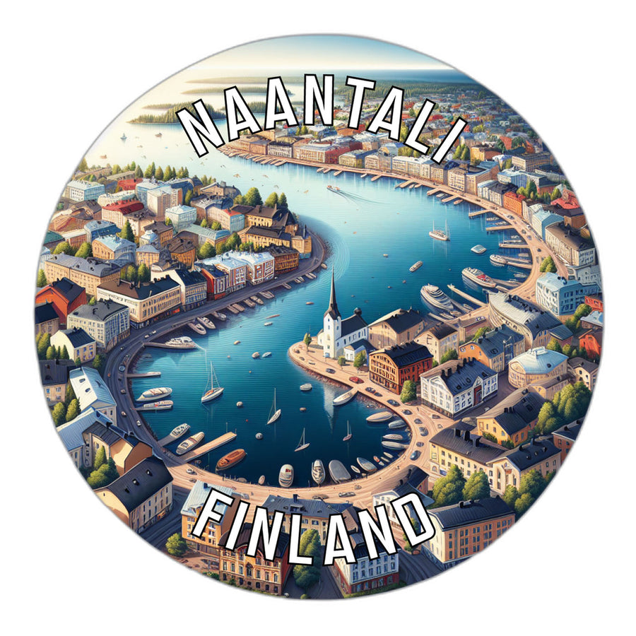 Naantali Finland Souvenir Die Cut Flat Magnet Image 1