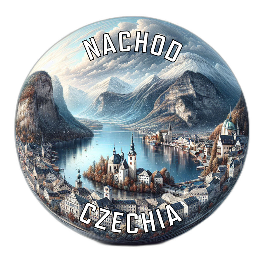 Nachod Czechia Souvenir Die Cut Flat Magnet Image 1