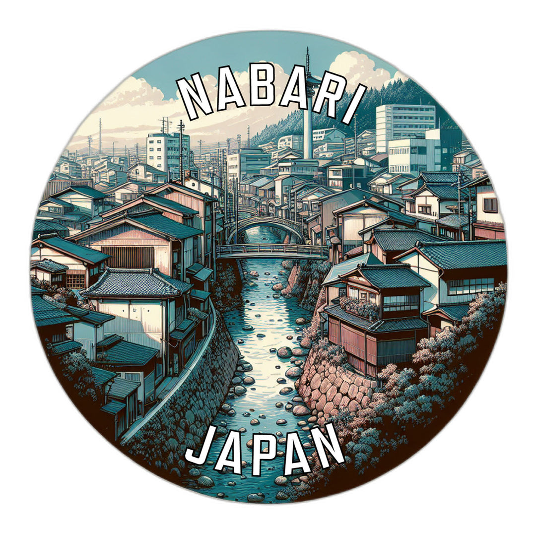 Nabari Japan Souvenir Die Cut Flat Magnet Image 1