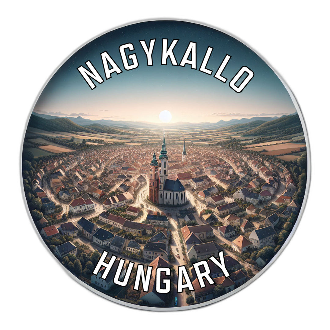 Nagykallo Hungary Souvenir Die Cut Flat Magnet Image 1