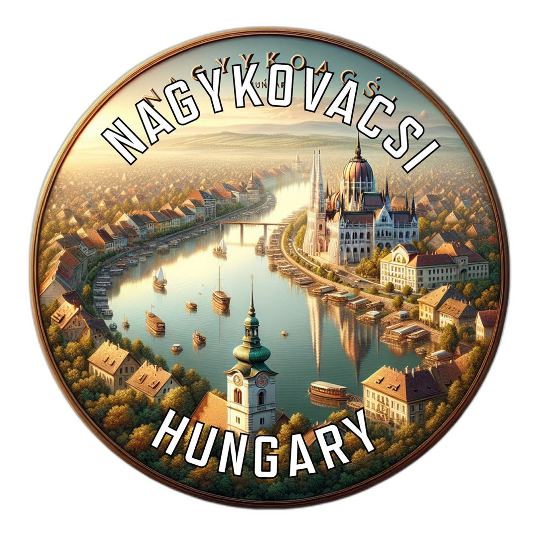 Nagykovacsi Hungary Souvenir Die Cut Flat Magnet Image 1