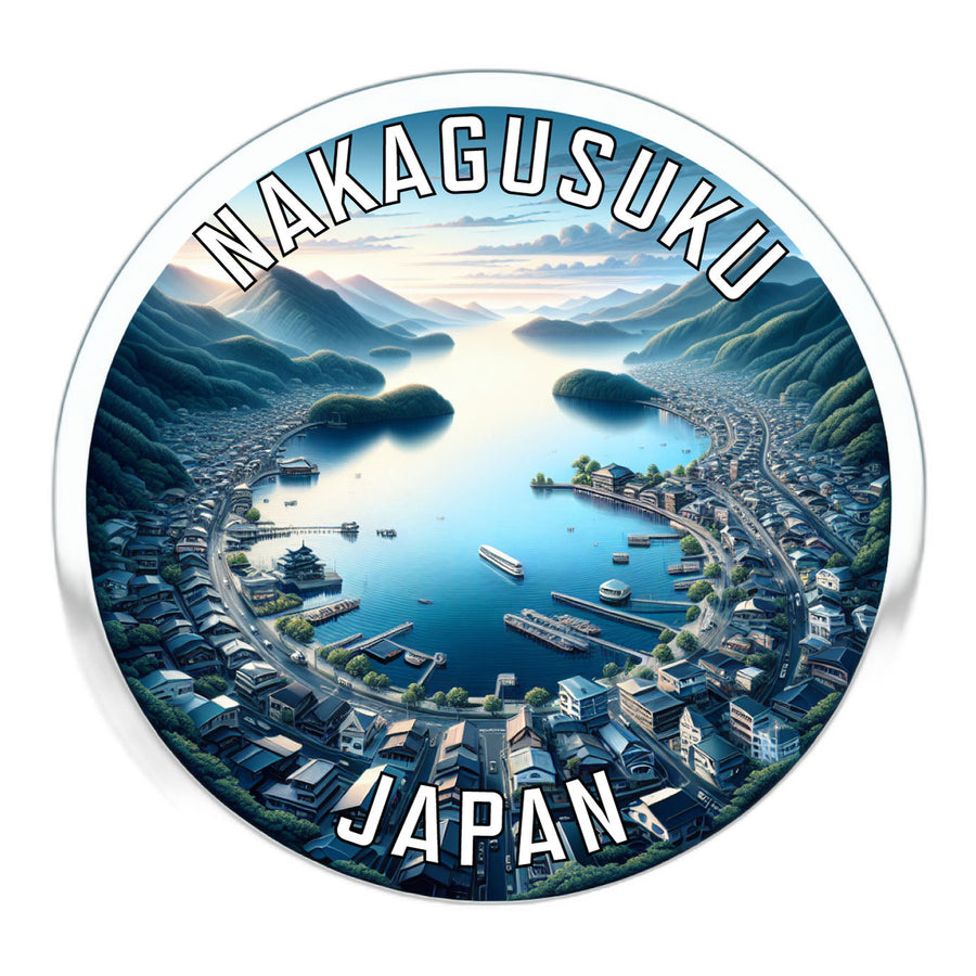 Nakagusuku Japan Souvenir Die Cut Flat Magnet Image 1