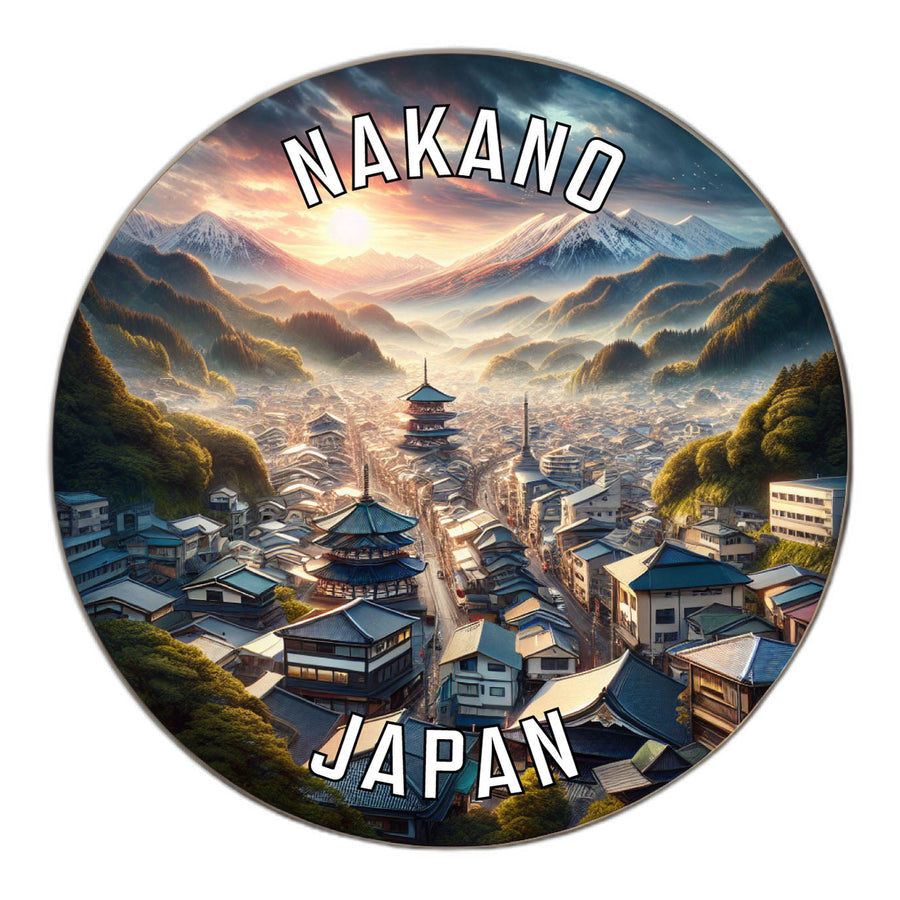 Nakano Japan Souvenir Die Cut Flat Magnet Image 1