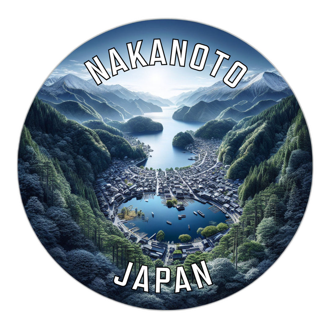 Nakanoto Japan Souvenir Die Cut Flat Magnet Image 1