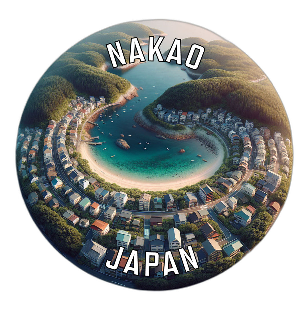 Nakao Japan Souvenir Die Cut Flat Magnet Image 1