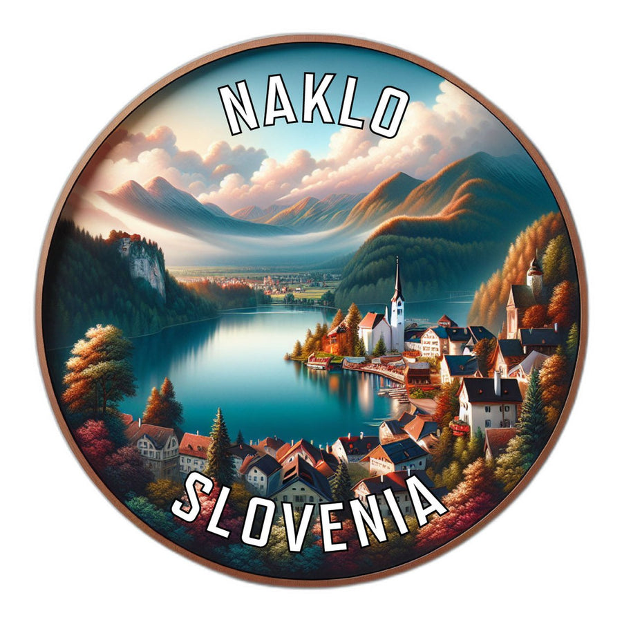 Naklo Slovenia Souvenir Die Cut Flat Magnet Image 1