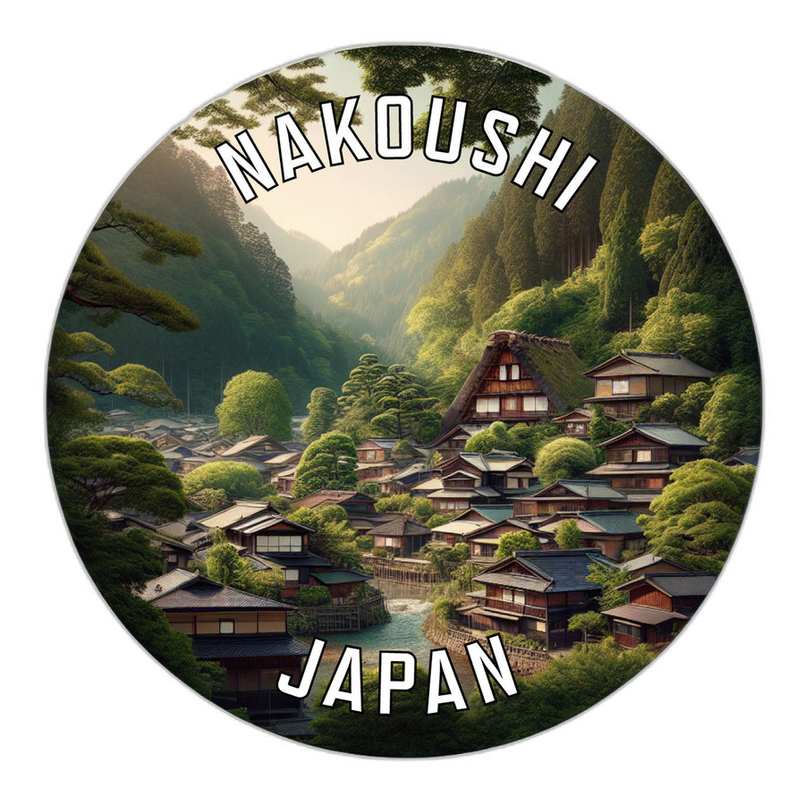 Nakoushi Japan Souvenir Die Cut Flat Magnet Image 1