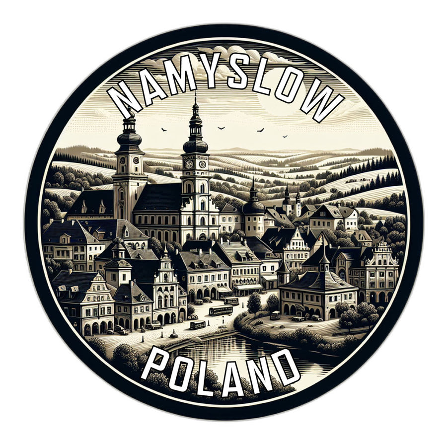 Namyslow Poland Souvenir Die Cut Flat Magnet Image 1