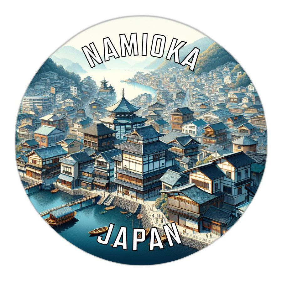 Namioka Japan Souvenir Die Cut Flat Magnet Image 1