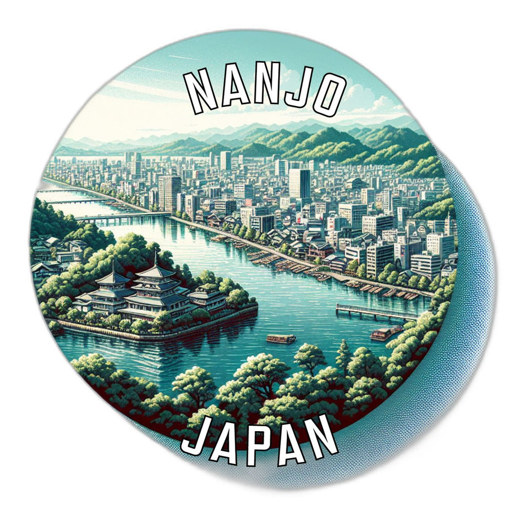 Nanjo Japan Souvenir Die Cut Flat Magnet Image 1