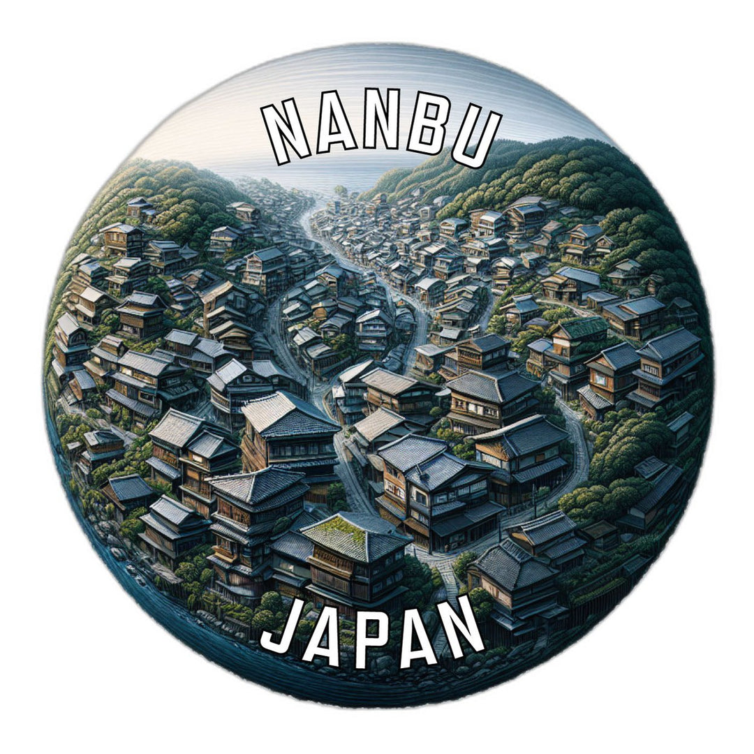 Nanbu Japan Souvenir Die Cut Flat Magnet Image 1