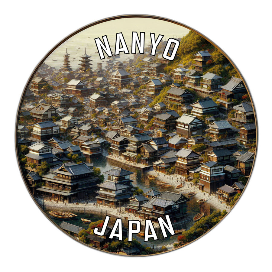 Nanyo Japan Souvenir Die Cut Flat Magnet Image 1