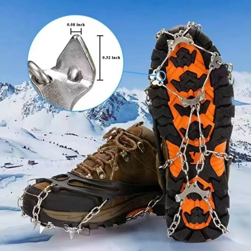 Anti-Slip Snow Spikes Crampons for Winter Hiking Climbing Shoes Image 2