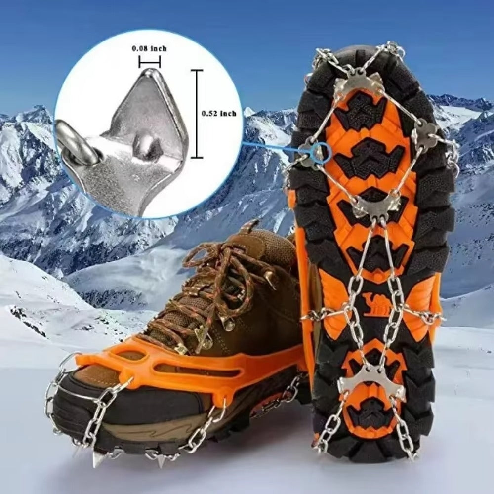 Anti-Slip Snow Spikes Crampons for Winter Hiking Climbing Shoes Image 4