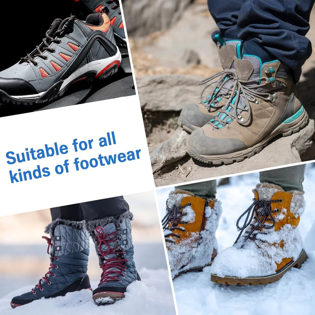 Anti-Slip Snow Spikes Crampons for Winter Hiking Climbing Shoes Image 7