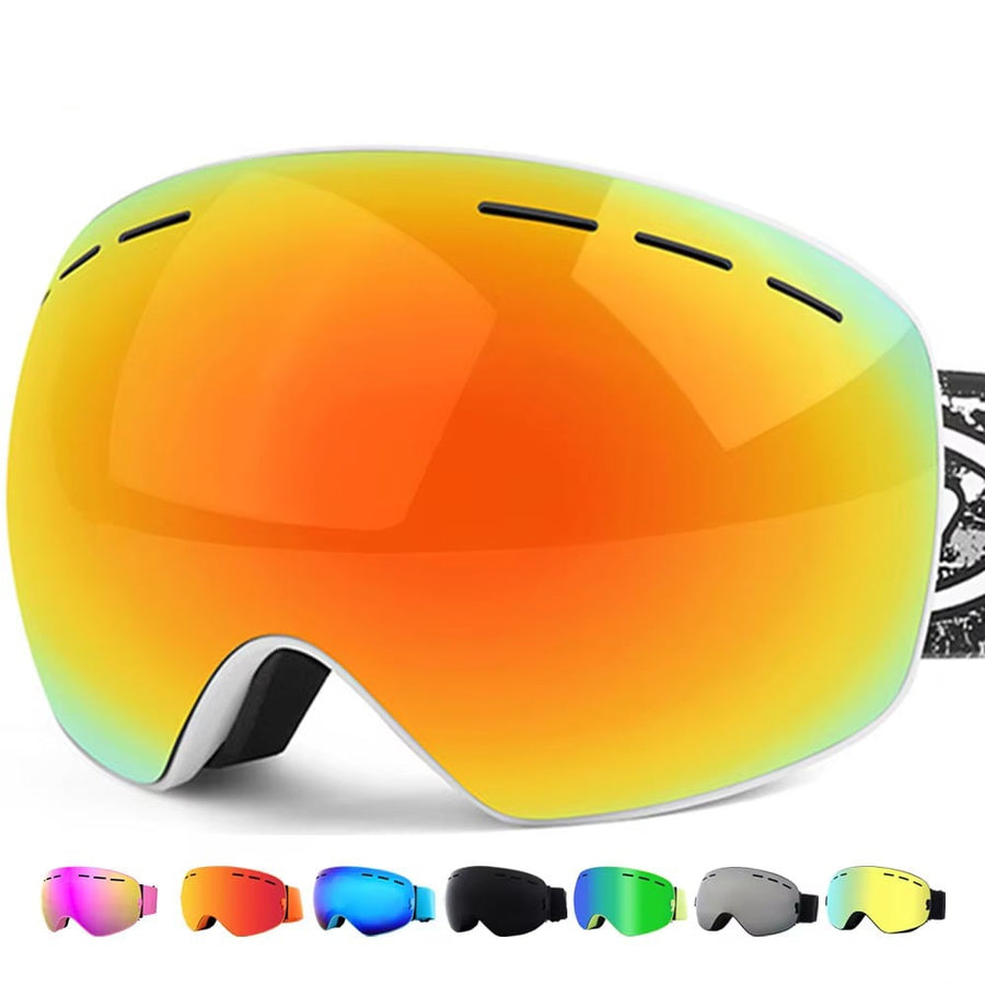 UV400 Anti-Fog Ski Goggles  Double Layer Snowboard Glasses for Men and Women Image 1