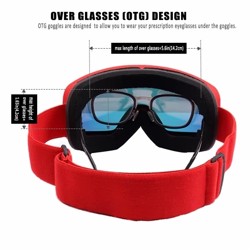 UV400 Anti-Fog Ski Goggles  Double Layer Snowboard Glasses for Men and Women Image 3