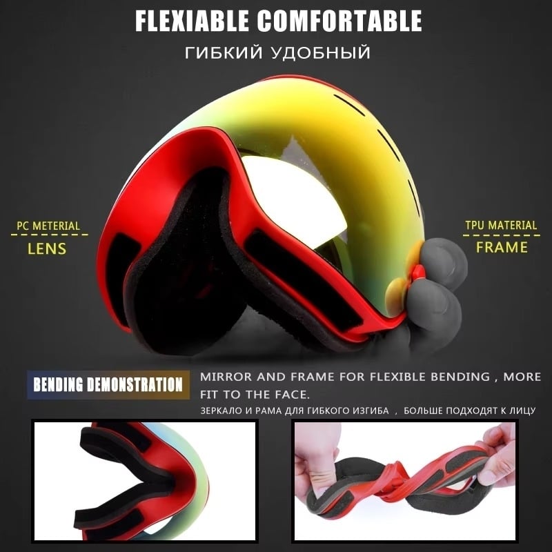 UV400 Anti-Fog Ski Goggles  Double Layer Snowboard Glasses for Men and Women Image 4