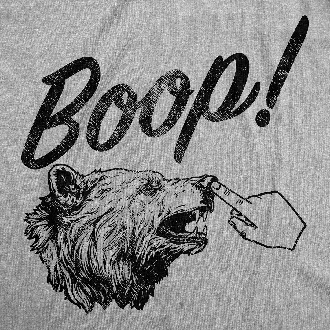 Mens Funny T Shirts Boop Sarcastic Bear Graphic Novelty Tee For Men Image 2