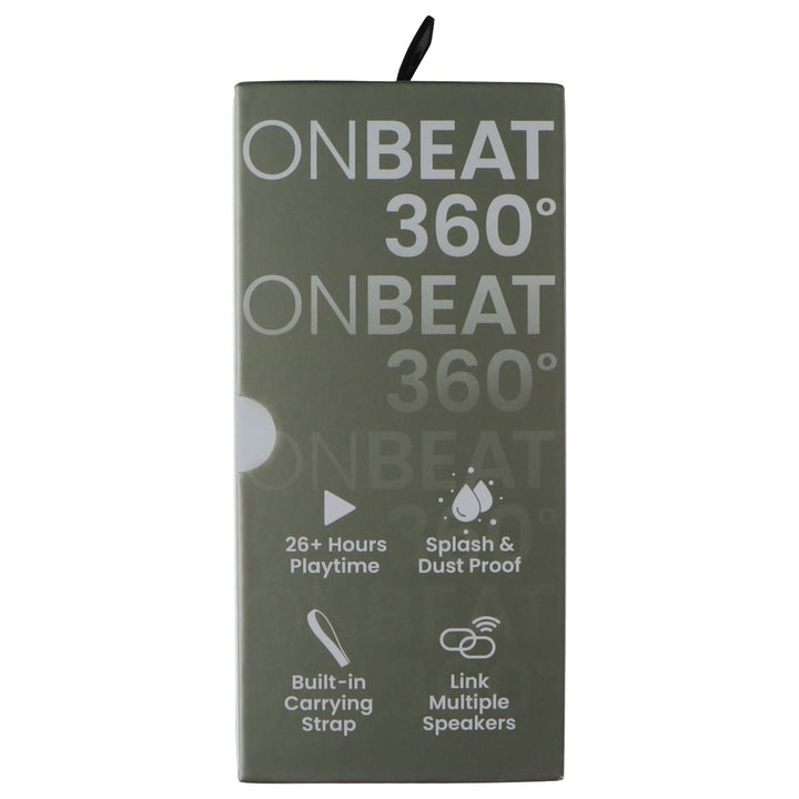 Quikcell OnBeat 360 Splash Proof Portable Wireless Speaker - Gray Image 3