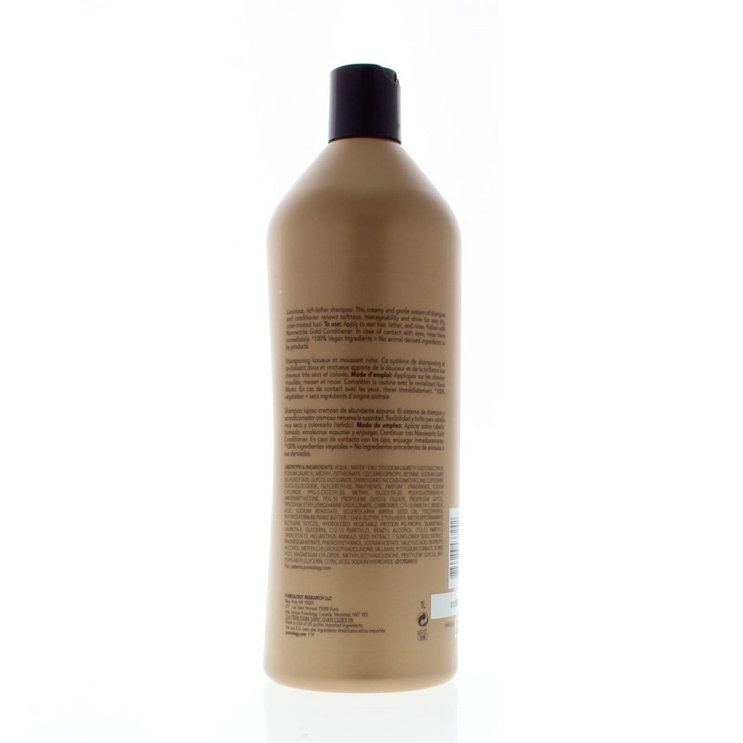 Pureology Nanoworks Gold Shampoo 1000ml/33.8oz Image 3