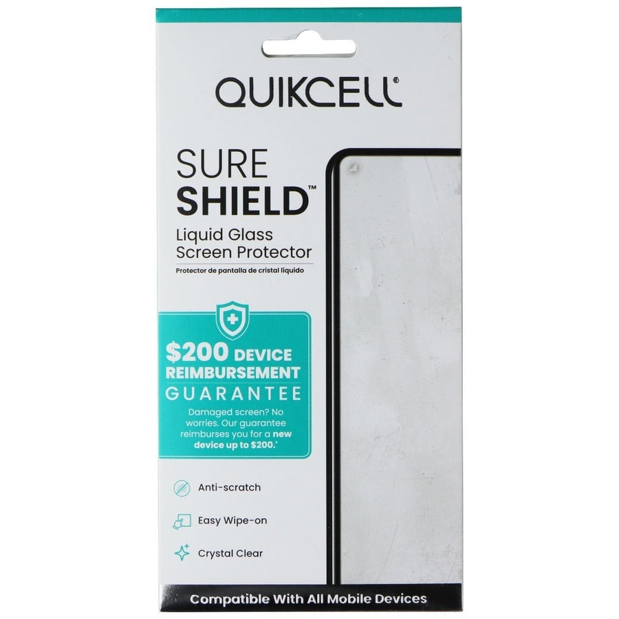 Quikcell Sure Shield Liquid Glass Screen Protector Image 1