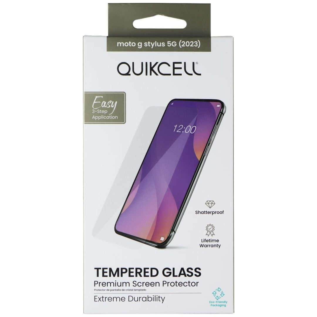 Quikcell Tempered Glass Screen Protector for Motorola Moto G Stylus 5G (2023) Image 1