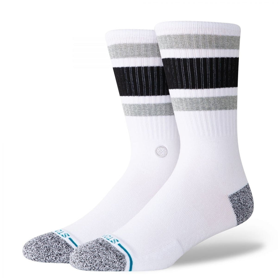 Stance Unisex Boyd Crew Medium Cushion Socks White - A556A20BOS-WHT WHITE Image 1