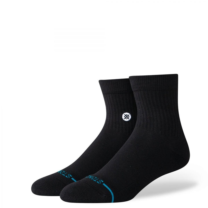 Stance Unisex Icon Quarter Socks Black - A356A21IQT-BLK BLACK Image 1