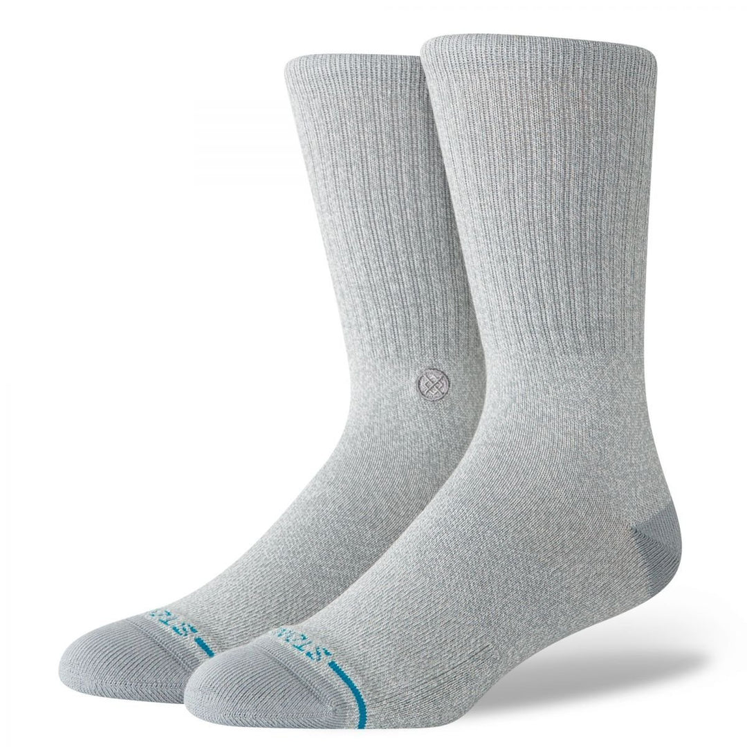 Stance Mens Icon Crew Socks Grey Heather - M311D14ICO-GRH GRAY/HEATHER Image 1