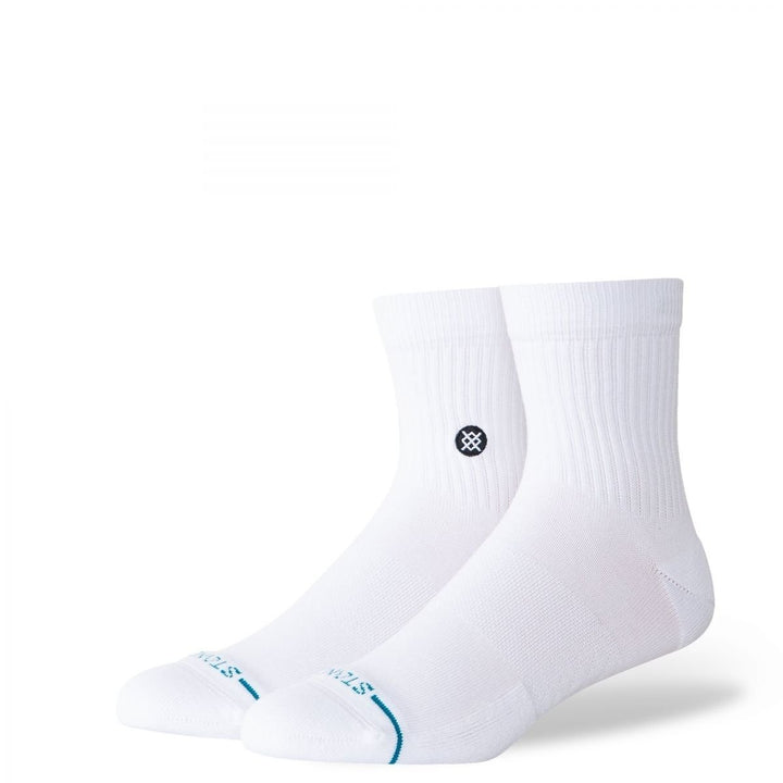 Stance Unisex Icon Quarter Socks White - A356A21IQT-WHT WHITE Image 1