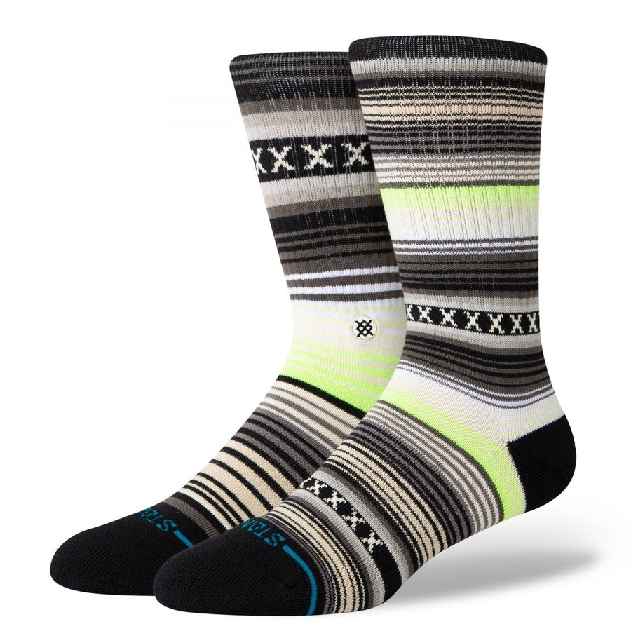 Stance Curren St Crew Socks Green Mens Fitness Comfortable Casual Wear Image 1