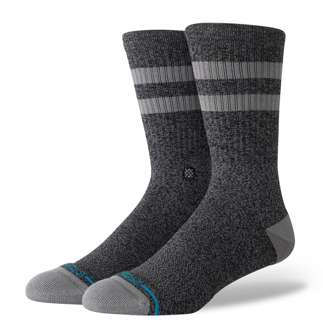 Stance Mens Joven Socks Black Combed Cotton Breathable Comfortable Durable Image 1