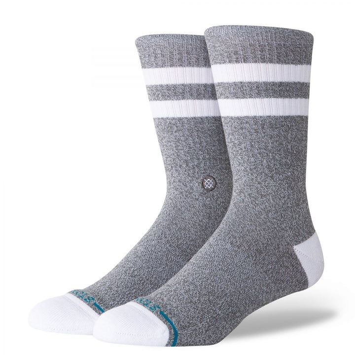 Stance Joven Crew Socks Medium Grey Combed Cotton Breathable Comfortable Image 1