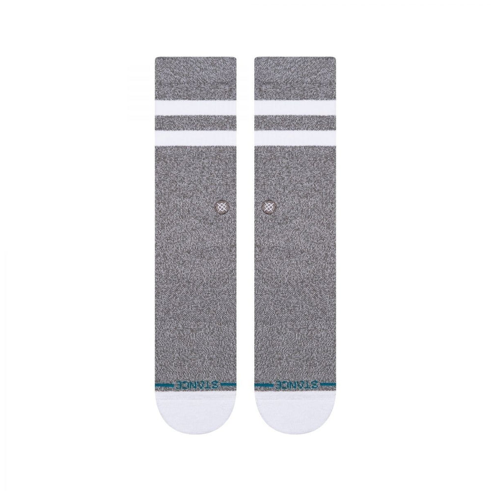 Stance Joven Crew Socks Medium Grey Combed Cotton Breathable Comfortable Image 2