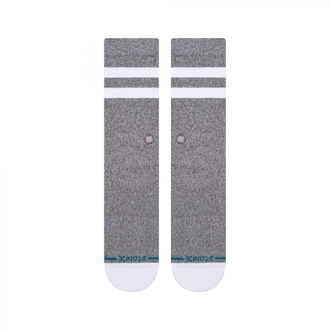 Stance Joven Crew Socks Medium Grey Combed Cotton Breathable Comfortable Image 2