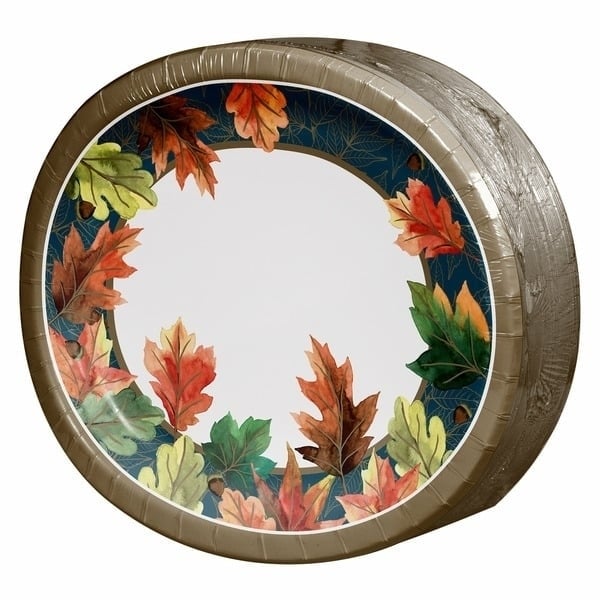 Hoffmaster Beautiful Leaves Oval Platters 12" x 10 (100 Count) Image 3