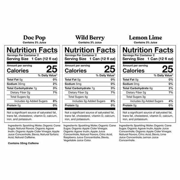 Poppi Prebiotic Soda Fall Variety Pack 12 Fluid Ounce (Pack of 15) Image 2