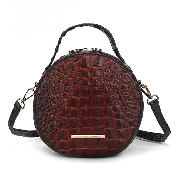 Ynnari Croc Round Crossbody Bag Image 3