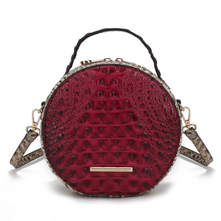 Ynnari Croc Round Crossbody Bag Image 4