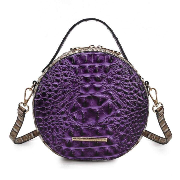 Ynnari Croc Round Crossbody Bag Image 7