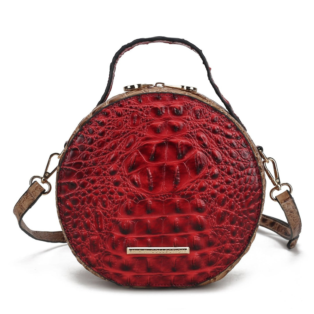 Ynnari Croc Round Crossbody Bag Image 8