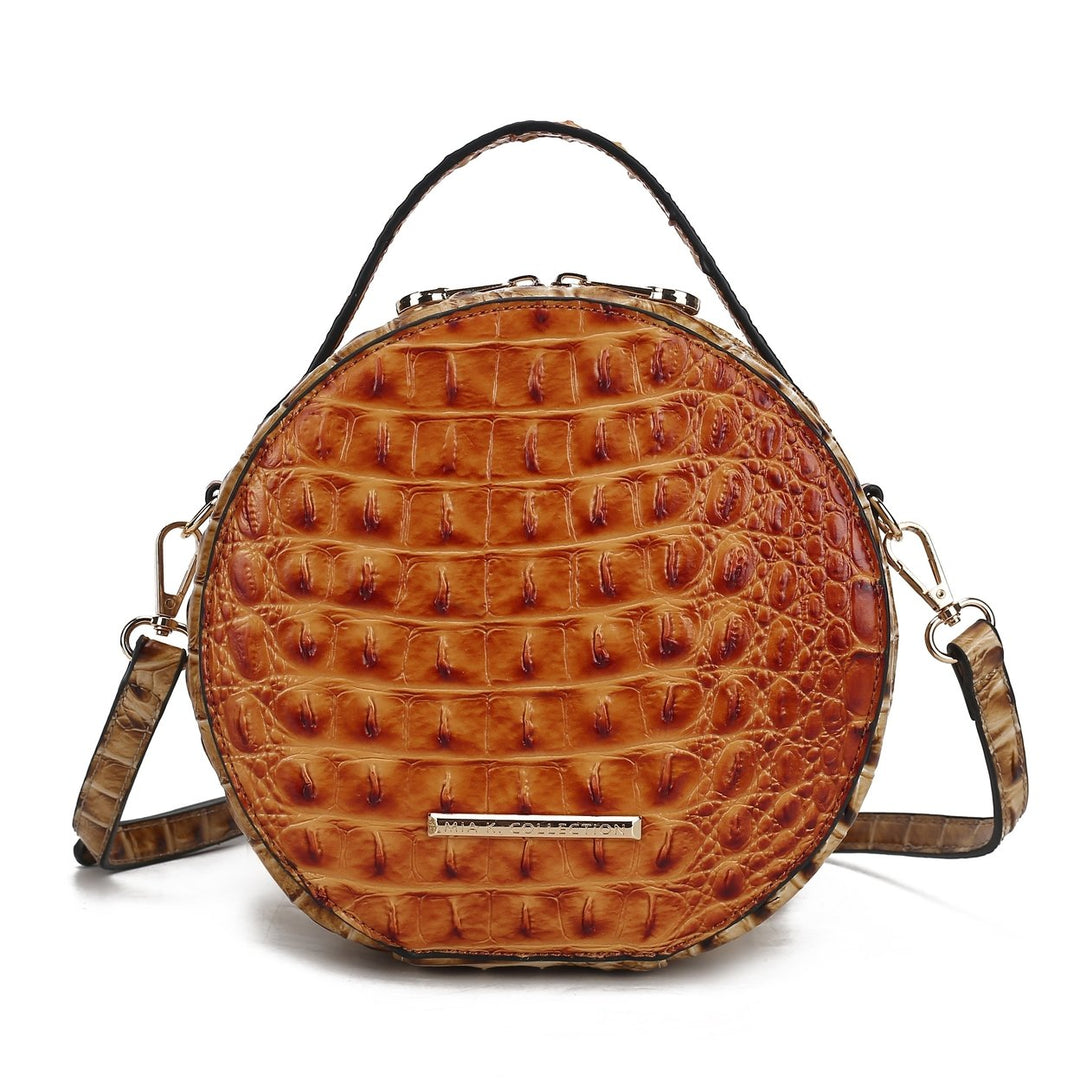 Ynnari Croc Round Crossbody Bag Image 9