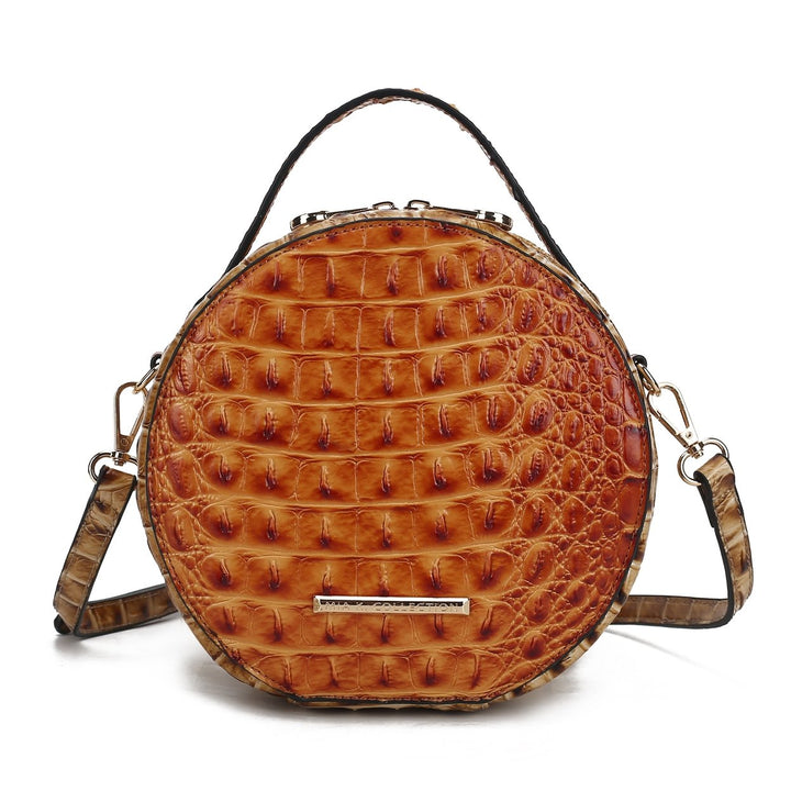 Ynnari Croc Round Crossbody Bag Image 1