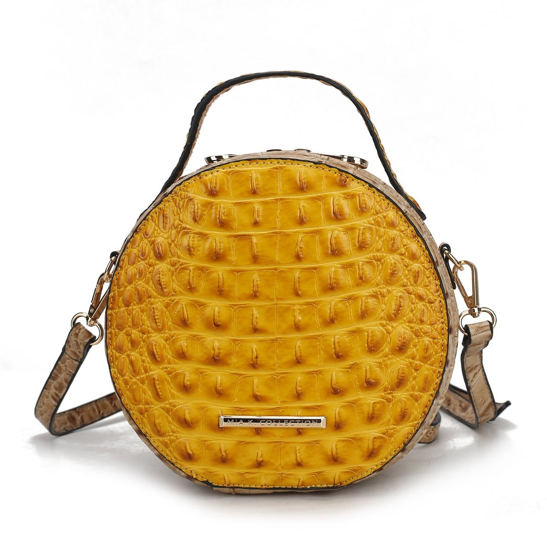 Ynnari Croc Round Crossbody Bag Image 10